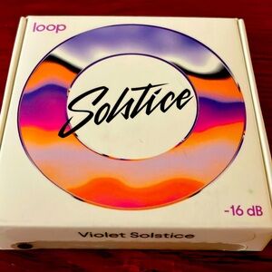 Loop Engage Solstice Earplugs Noise Reduction 16 dB Coverage - Violet